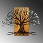 Wallity Willow - 382-A Accesorio de Pared Decorativa de Madera y Metal